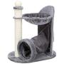 Royal Pet Club Baza Gandia Gray Scratching Post with Hammock, Tunnel, 44550