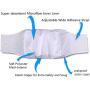 Teamoy 3pcs Reusable Wrap Diapers for Male Dogs, Washable Puppy Belly Band (XL, 25''-29'' Waist, Black+ Gray+ Blue)