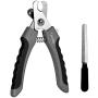 Tpotato Dog Nail Clippers, Dog Nail Trimmer Large Breed with Quick Sensor,Safari Professional cat Nail Clipper with Safety Guard and Nail File.