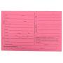 Pet, Dog, Cat Grooming Customer Client Clip Cards (100 Pack Thick 4 X 6 inch Profile Kennel Record Care Service Card) … (Cherry)