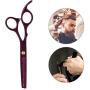 Hair Cutting Scissors, 6.7in Professional Pet Dog Hair Cutting Scissors Grooming Hairdressing Shear(Thining Shear-Amaranth) Hair Cutting Scissors, 6.7in Professional Pet Dog Hair Cutting Scissors Grooming Hairdressing Shear(Thining Shear-Amaranth)