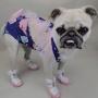 Bonario Dog Diapers Puppy Doggie Sanitary Panties Suspender for Female Small Girl Dogs with Tighten Strap Washable & Reusable for Pets (L（Chest17.7〃 Back13.7〃）)