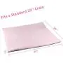 YUNNARL Furry Cat Bed/Mat (Convertible) Self-Warming Cat Mat Light Weight Fur Pet Bed for Cats, Puppy Cat Bed Mat Machine Washable Puppy Bed Best for Indoor Cats Houses, Floor, Car Back Seat Pink