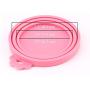 IVIA PET Food Can Lids, Universal BPA Free Silicone Can Lids Covers for Dog and Cat Food, One Can Cap Fit Most Standard Size Canned Dog Cat Food（6 Pack Multicolor