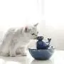 THMY Ceramic Cat Water Fountain Automatic Circulation Pet Water Dispenser Healthy and Hygienic Pet Drinking Fountain with Quiet Water Pump Electric Water Bowl for Cats and Dogs 0.9 Liters THMY Ceramic Cat Water Fountain Automatic Circulation Pet Water Dispenser Healthy and Hygienic Pet Drinking Fountain with Quiet Water Pump Electric Water Bowl for Cats and Dogs 0.9 Liters