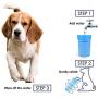 HomeFoundry Portable Dog Paw Cleaner Washer  with Towel for Dog Cat Grooming with Muddy Paws Soft Silicone Puppy Feet Washer