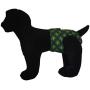 Barkerwear Dog Diapers - Made in USA - Green Double Dots Water-Resistant Premium Waterproof Dog Diaper, XS, Without Tail Hole for Incontinence, Housetraining and Dogs in Heat