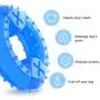 NWK Pet Teether Cooling Chew Toy for Dogs Teething Toy for Puppies, Fit with Treats for More Fun (Chewing Ring)