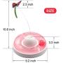 Cat Interactive Toys for Indoor Cats, Automatic Electronic Rotating Butterfly Toy with Roller Tracks Ball, Kitten Exercise Hunting Toy Games for Cats Pet, 2 Butterfly Replacements (Pink)