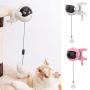 ocijf179 Electronic Cat Toy Electrical Automatic Lifting Cats Ball Kitten Teaser Interactive Toys Pet Supply - Pink
