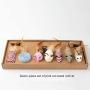 JKYP Pet Cat Stick 7-Piece Set Cat Toys Tease Cat Set Small Fish Wooden Rod Mouse Tease Cat Stick Cat Toy
