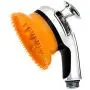 Simo Tech PET Shower Head Massage Bath Clean Brush Tool for Dog Cat Puppy Simo Tech PET Shower Head Massage Bath Clean Brush Tool for Dog Cat Puppy