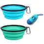 AGECASH A Collapsible Dog Bowl,Portable Travel Silicone Pet Bowl, Expandable for Dog/Cat Food Water Feeding,Portable Travel Bowl for Camping AGECASH A Collapsible Dog Bowl,Portable Travel Silicone Pet Bowl, Expandable for Dog/Cat Food Water Feeding,Portable Travel Bowl for Camping