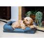 Imperial Petcare Luxury Memory Foam Bed for Sml Lrg X-Large Dogs, Size,Color Options, Washable Cover, Breathable 35% Cotton - Waterproof Liner, Shredded Foam Bolster, Non-Skid Bottom