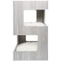 Poils bebe Modern Cat Condo and Bed Castle Furniture 28-inch Multilevel Play Tower with Platform, Pet House and Playground for Small, Medium, Large Cats and Kittens
