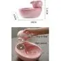 KUANDARM Fountains and Water Features,Automatic Silence Health Safety Pet Drinking Fountain 8.2 6.57 5.43in Drinking Fountains for Dogs, Pink, 1.5L KUANDARM Fountains and Water Features,Automatic Silence Health Safety Pet Drinking Fountain 8.2 6.57 5.43in Drinking Fountains for Dogs, Pink, 1.5L