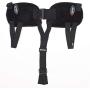 Caldera International Pet Therapy Hip Wrap with Gel, Small, Black