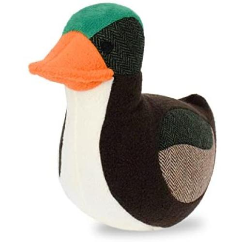 Martha Stewart Fleece Mallard Bonded Mesh Dog Toy for Moderate Chewers