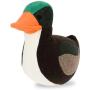 Martha Stewart Fleece Mallard Bonded Mesh Dog Toy for Moderate Chewers