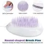 VavoPaw Cat Brush Dog Brush, Pet Grooming Tool Professional Pet Hair Comb Slicker Brush for Shedding, Quick Release Comb, Home Grooming - Purple VavoPaw Cat Brush Dog Brush, Pet Grooming Tool Professional Pet Hair Comb Slicker Brush for Shedding, Quick Release Comb, Home Grooming - Purple