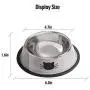 Stainless Steel Cat/Dog Bowls with Rubber Base Non-Slip Puppy Dish,Pets Feeder Bowl and Water Bowl Perfect Choice Stainless Steel Cat/Dog Bowls with Rubber Base Non-Slip Puppy Dish,Pets Feeder Bowl and Water Bowl Perfect Choice