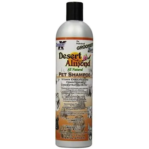 Groomers Edge Desert Almond Dog and Cat Shampoo, 16-Ounce
