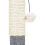 Relaxdays Freestanding Scratching Post for Cats with Sisal Post and Ball, 54 cm, Grey