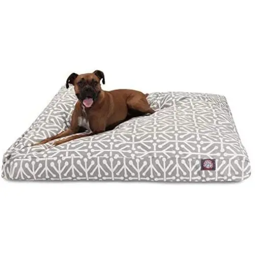 Gray Aruba Extra Large Rectangle Indoor Outdoor Pet Dog Bed With Removable Washable Cover By Majestic Pet Products Gray Aruba Extra Large Rectangle Indoor Outdoor Pet Dog Bed With Removable Washable Cover By Majestic Pet Products