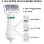 OWNPETS Dog Hair Dryer, 2 in 1 Portable Pet Grooming Blower with Slicker Brush, Adjustable Temperature & Fast-Drying Towel, Perfect Home Pet Care for Dogs, Cats & Other Coated Breed
