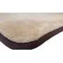 Dogbed4less Premium Gel-Infused Memory Foam Pet Mat with Velour Fleece Topper for Medium to Extra Large Dogs - Anti-Slip Waterproof Bottom