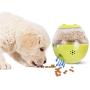 Pepilet Dog Cat Slow Feeder Tumbler Interactive Dog Puzzle Toys Healthy Feeding Snack Dispensing Toys Adjustable Strange Cry Tumbler (Green)