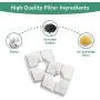 Keprix Replacement Pet Fountain Filters,16 Packs Carbon Replacement Filter for 84oz/2.5L Automatic Pet Fountain Cat Water Fountain Dog Water Dispenser Keprix Replacement Pet Fountain Filters,16 Packs Carbon Replacement Filter for 84oz/2.5L Automatic Pet Fountain Cat Water Fountain Dog Water Dispenser