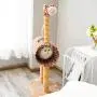 Furrytail Cute Activity Cat Tree Condo with Scratching Post and Teasing Toy, 41-Inch Cat Tower Kitten Play Tunnel House Furniture