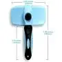 Pets First SELF CLEANING SLICKER BRUSH for PETS DOGS & CATS - Retractable Design for Quick & Easy Pet Fur Removal - Fine & SAFE Bristles To Detangle & Massage DOG SKIN or CAT SKIN – NEW SPECIAL DESIGN Pets First SELF CLEANING SLICKER BRUSH for PETS DOGS & CATS - Retractable Design for Quick & Easy Pet Fur Removal - Fine & SAFE Bristles To Detangle & Massage DOG SKIN or CAT SKIN – NEW SPECIAL DESIGN