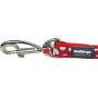 Red Dingo Designer Dog Lead, White Spots on Red (25mm x 1.2m) L