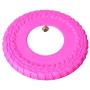 Easy to Catch, Throw and Safe Use. Dog Flying Disc Rubber Fitness Flyer Sports Toys Outdoor Pet Training Supplies on Lawn Beach Yard Games with Small Bell (1pack Multiple Color, 10'')