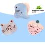 ocijf179 Pet Toy Kitten Puppy Strawberry Dinosaur Shape Cat Plush Toy with Catnip Pet Supplies - Cats