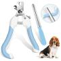 FlyInk Dog & Cat Pets Nail Clippers and Trimmers—with Safety Guard to Avoid Over Cutting, Professional Grooming Tool for Large and Small Animals