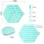 GAPZER Hexagon Dog Lick Mat, Dogs Slow Feeders Lick Pad for Anxiety Relief & Boredom Buster, Pet Training Licking Mat for Pumpkin, Treats, Yogurt GAPZER Hexagon Dog Lick Mat, Dogs Slow Feeders Lick Pad for Anxiety Relief & Boredom Buster, Pet Training Licking Mat for Pumpkin, Treats, Yogurt