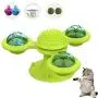 MARIANNA Windmill Cat Toys for Indoor Interactive Catnip Balls Turntable Teasing Pet Toy with Suction Cup MARIANNA Windmill Cat Toys for Indoor Interactive Catnip Balls Turntable Teasing Pet Toy with Suction Cup