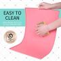 Senmipy Silicone Dog Food Mat - Waterproof Dog Bowl Mats for Food and Water Bowls, Raised Edges Non-Slip Cat Food Mat, BPA Free Pet Mats for Dog Bowls