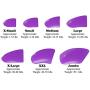 Purrdy Paws 40-Pack Soft Nail Caps for Dogs Claws Purple