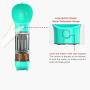 XCYY Portable Dog Water Bottle, Dog Water Bowl Dispenser,Made of Environmentally ABS Material,Multifunctional Integrated Design,with Water Cup,Poop Shovel,Dog Food Container,Garbage Bag,Lanyard,10oz