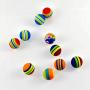 POPETPOP Pet Toy Balls Dog Toys Puppy EVA Tennis Ball Teeth Cleaning Toys Training Biting 10PCS 42mm