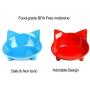 Cat Bowl, Cat Bowls for Food and Water,Shallow cat Bowls for Wet Food ,Non Slip Pet Feeding Dish ,Pet Food & Water Bowls Set of 3