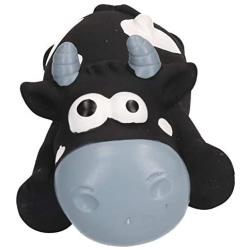 Rosewood Latex Flat Cow Dog Toy with Squeak 12cm/8''