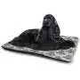 DayDayFun Victorian Pet Sleeping Mat Floral Lavender Color Bloom Blossoms Flowering Continuous Classy Artful Design Print Easy-to-Clean Pet Mat Fuchsia