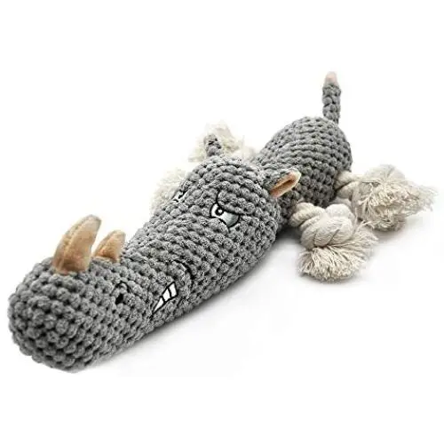 Pehtokoce Dog Toys Plush Dog Toys Squeaky with Crinkle Paper Stuffed Chew Toys for Small, Medium and Larger Dogs Pehtokoce Dog Toys Plush Dog Toys Squeaky with Crinkle Paper Stuffed Chew Toys for Small, Medium and Larger Dogs