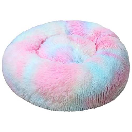 ZEJEUER Soft Washable Comfortable Pet Bed Round Nest Sleeping Sofa for Cats and Dogs GS010