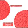 MLOHAS Dog Lick mats 3pcs Dog Bathing Distraction Device Slow Treat Dispensing Mat with Super Suction,Lick Dog Mat Suctions to Wall for Pet Bathing, Grooming, and Dog Training (2x6In+1x8In)